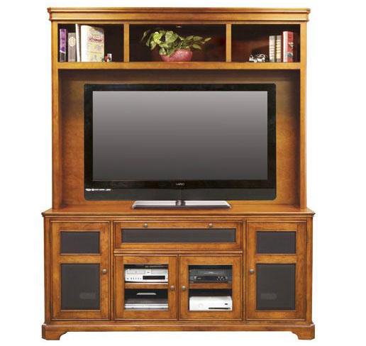 Winners Only Topaz 74" Media Base and Hutch Sheely's Furniture